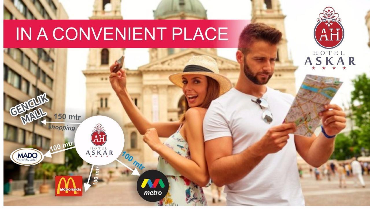 Askar Hotel Baku Bagian luar foto
